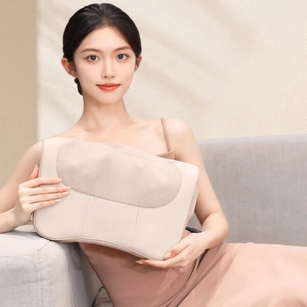 massage pillow massage the cervical spine, lumbar spine, back, and calves