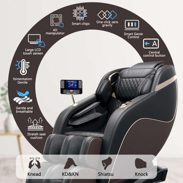 Home luxury full body automatic massage chair, space cabin, small massage sofa for middle-aged and elderly people, multifunctional massager