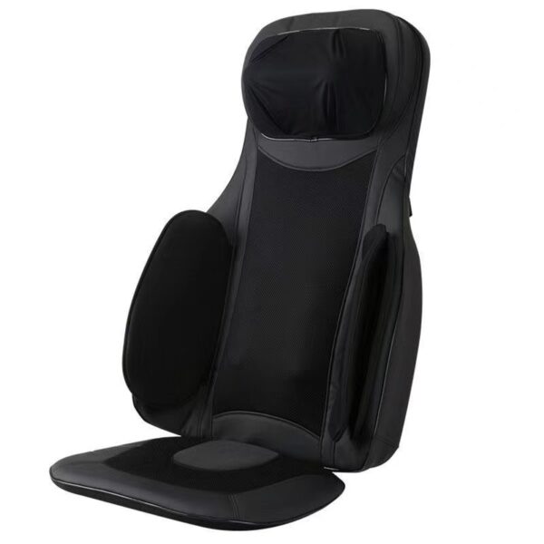 Black cushion massage the back, waist, neck, and back with airbag wrapping