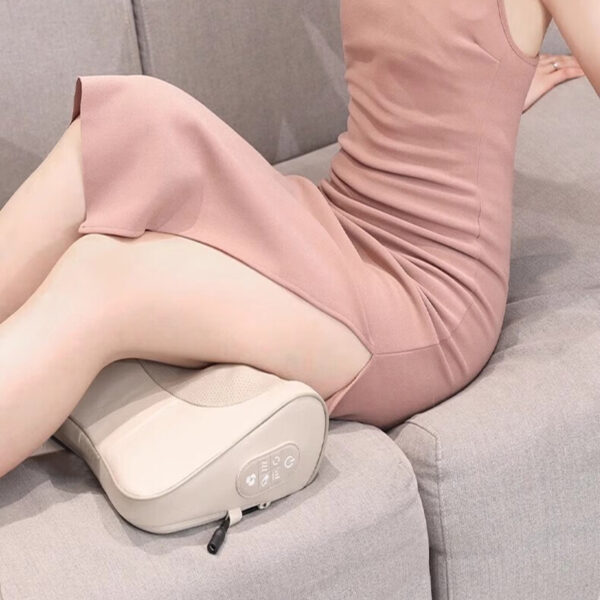massage pillow massage the cervical spine, lumbar spine, back, and calves