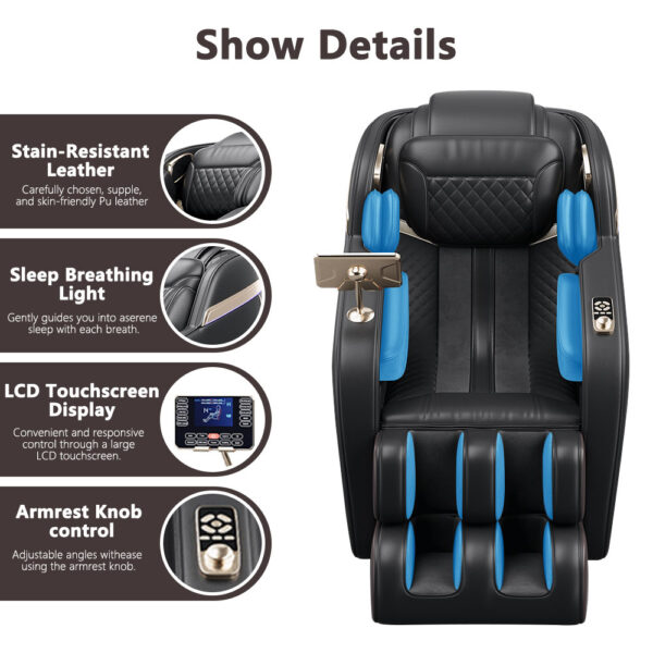 Home luxury full body automatic massage chair, space cabin, small massage sofa for middle-aged and elderly people, multifunctional massager