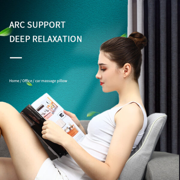 Cervical massage shoulder and neck massager waist heating pillow kneading hot compress home multifunctional pillow neck massager