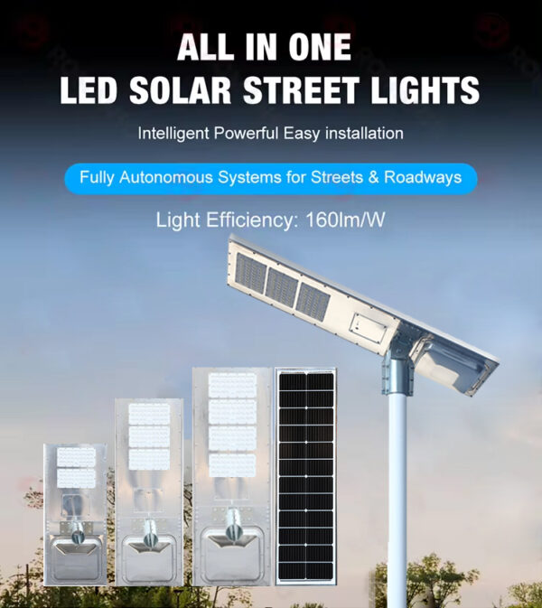 Eco-Friendly Solar Street Lights street lamp（80W）