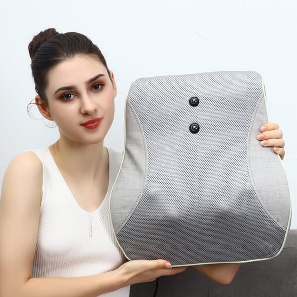 Cervical massage shoulder and neck massager waist heating pillow kneading hot compress home multifunctional pillow neck massager
