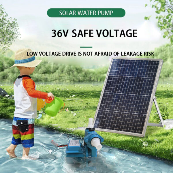 Efficient and energy-saving high flow solar water pump for Irrigation