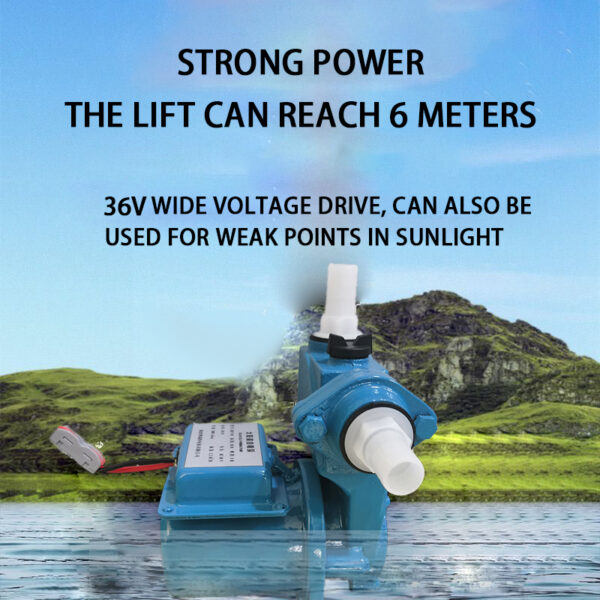 Efficient and energy-saving high flow solar water pump for Irrigation