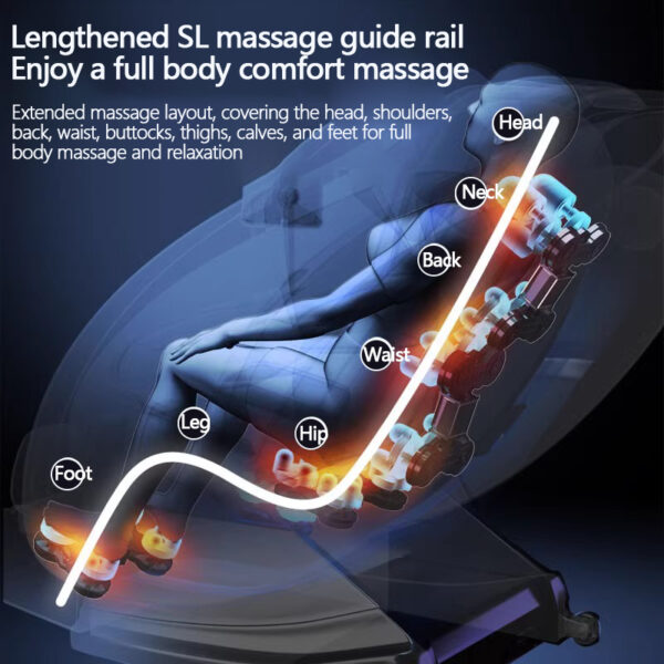 Fast Custom Label Oem Zero 0 Gravity Electric 3d 4d Full Body Massage Chair（Q30）