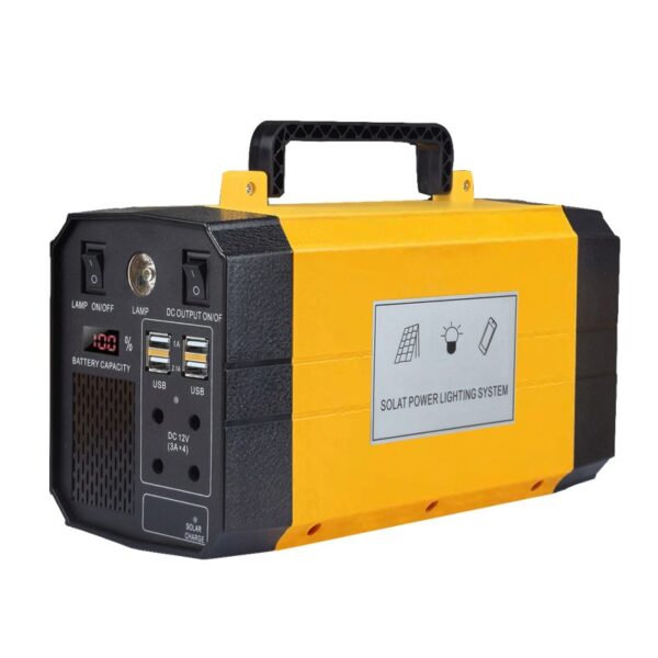 Outdoor power supply for solar cells
