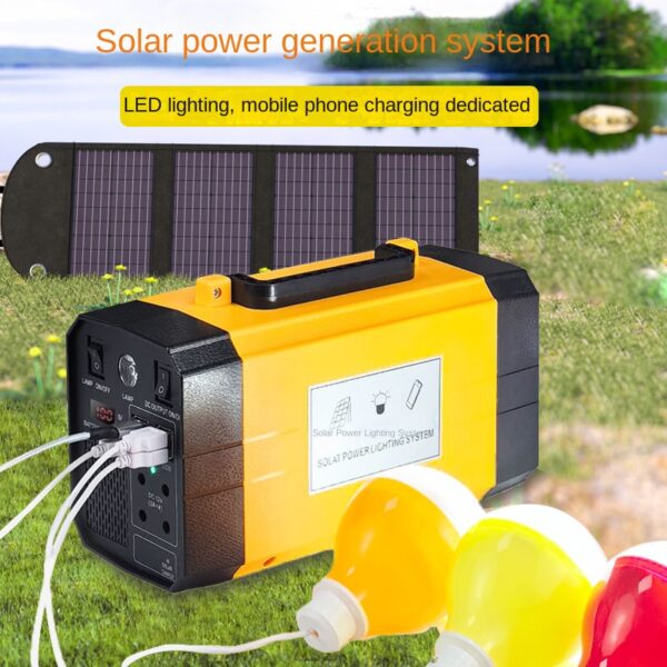 Outdoor power supply for solar cells