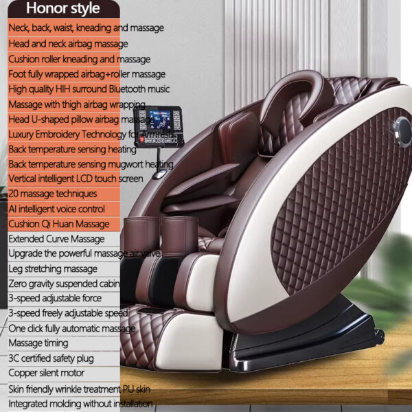 Fast Custom Label Oem Zero 0 Gravity Electric 3d 4d Full Body Massage Chair（Q30）
